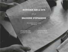 Tablet Screenshot of labrasseriestephanoise.com